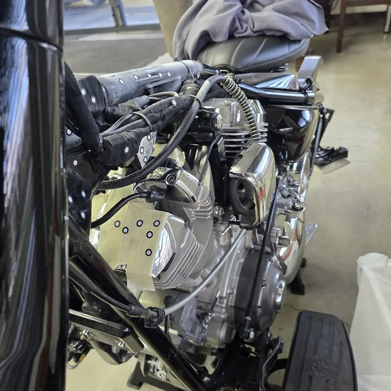 Motocikla dzinēja zonas 3D skenēšana